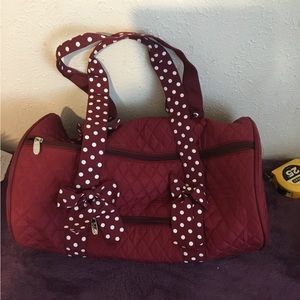 Brand New Adorable Red & White Dot Tote!